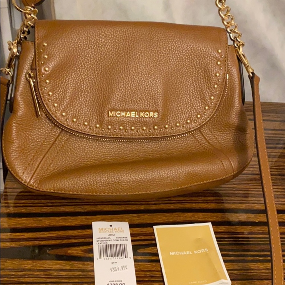 Michael kors brand new studded crossbody